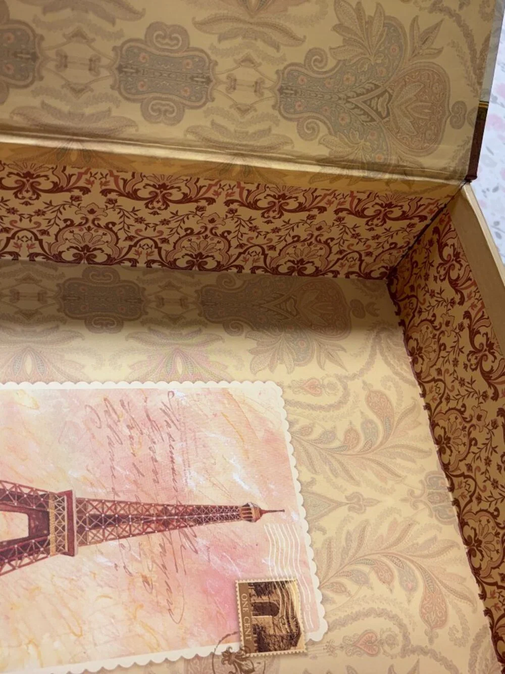 Paris Themed Storage Box - Magnetic Closure